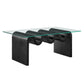 Ondine Glass Top Coffee Table by Modway FredCo