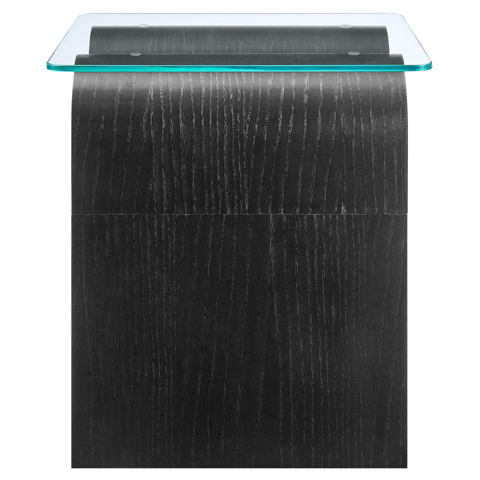 Ondine Glass Top Side Table by Modway FredCo