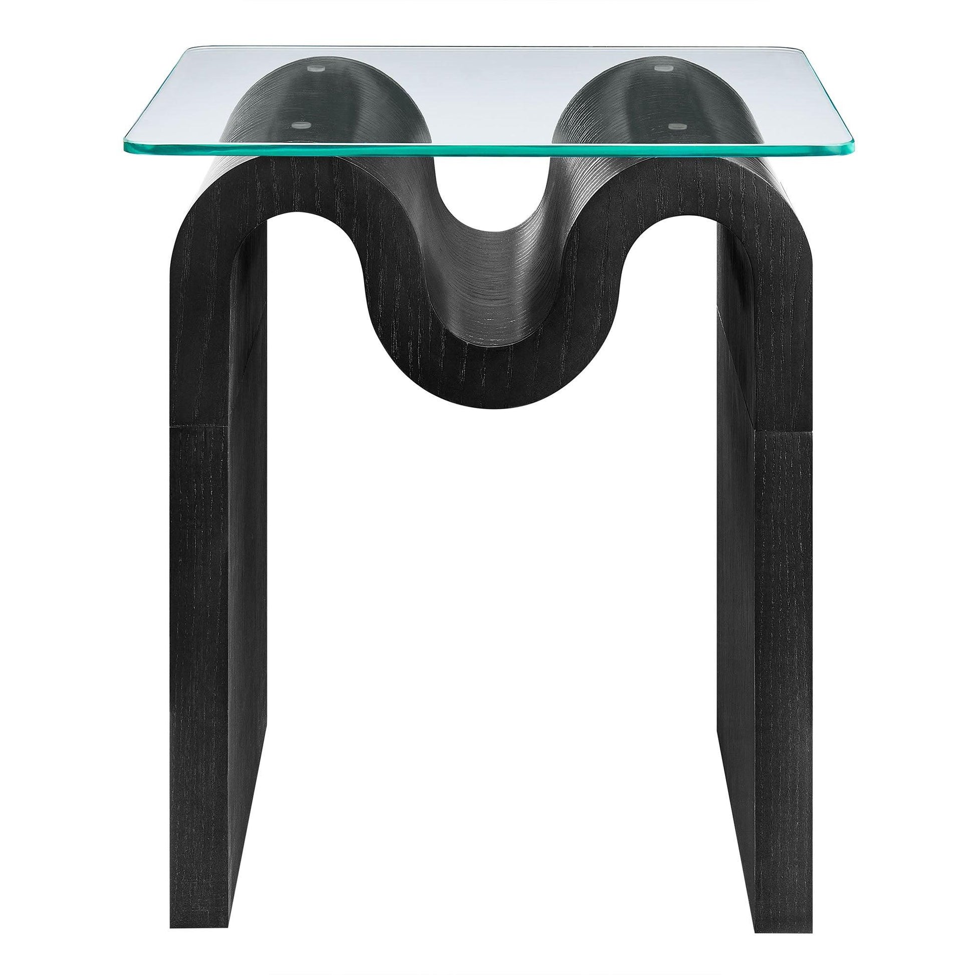 Ondine Glass Top Side Table by Modway FredCo