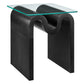 Ondine Glass Top Side Table by Modway FredCo