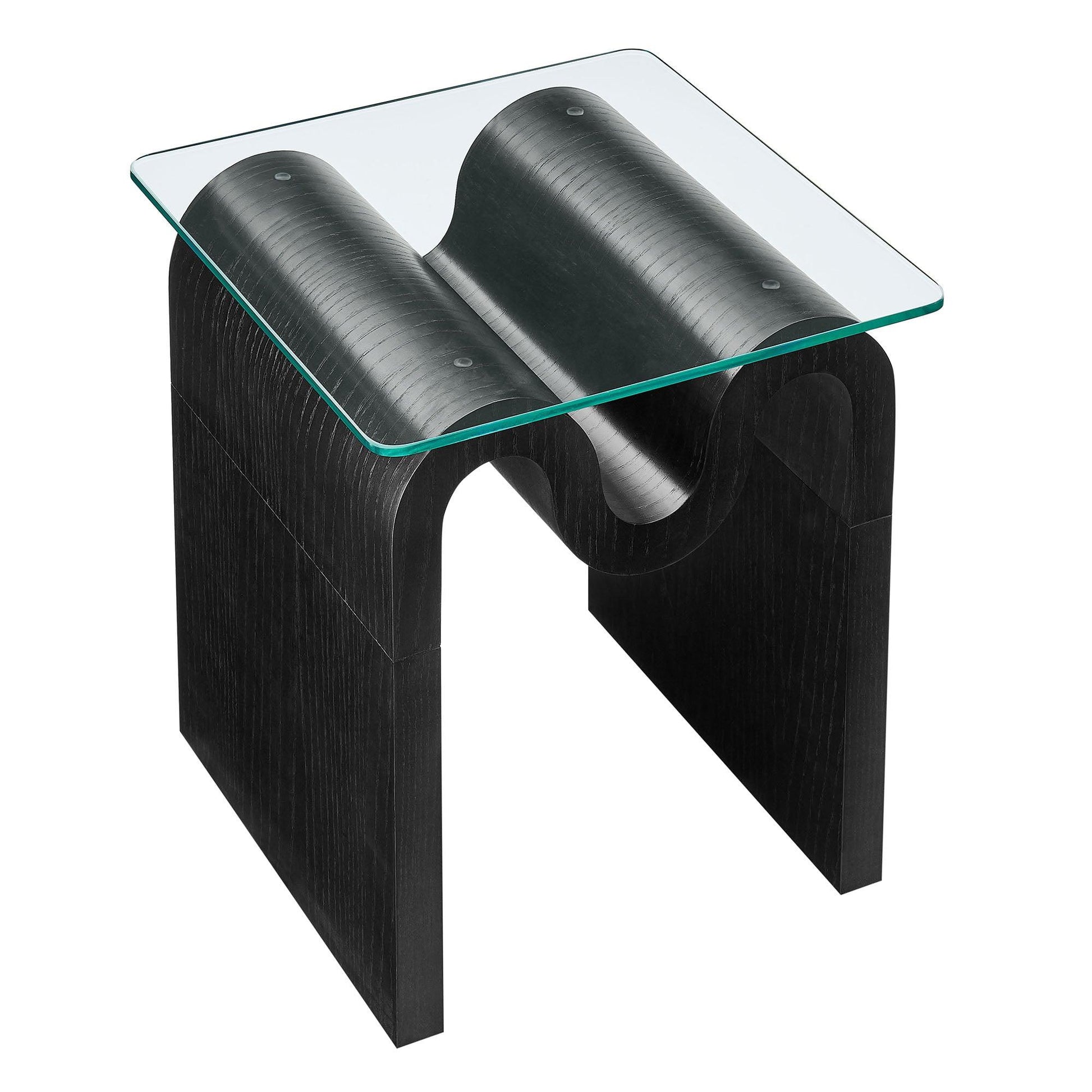 Ondine Glass Top Side Table by Modway FredCo