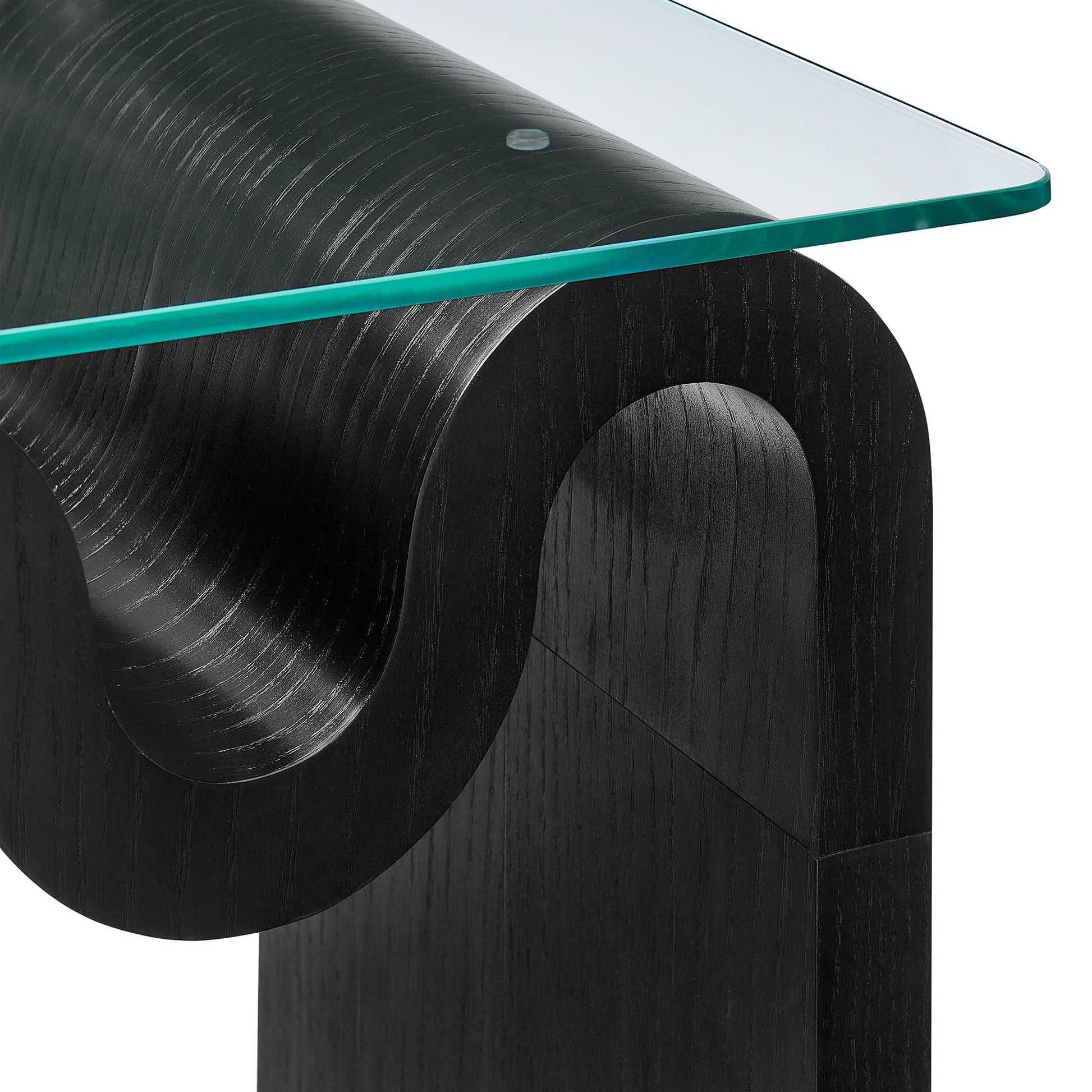 Ondine Glass Top Side Table by Modway FredCo