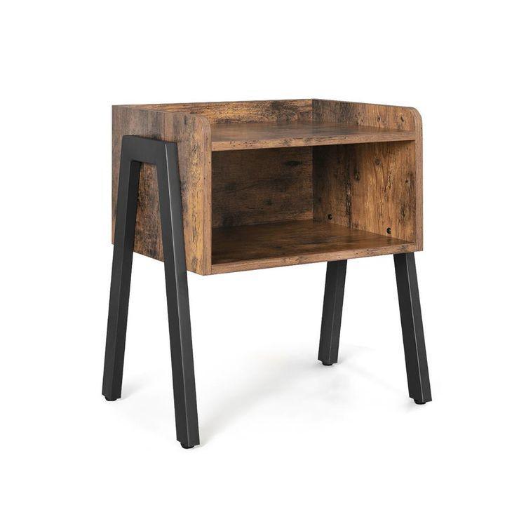 Open Drawer Side Table FredCo