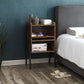 Open Drawer Side Table FredCo