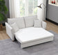 Oren Gray Chenille Sleeper Sectional Sofa w/ Storage & 2 Toss Pillows FredCo