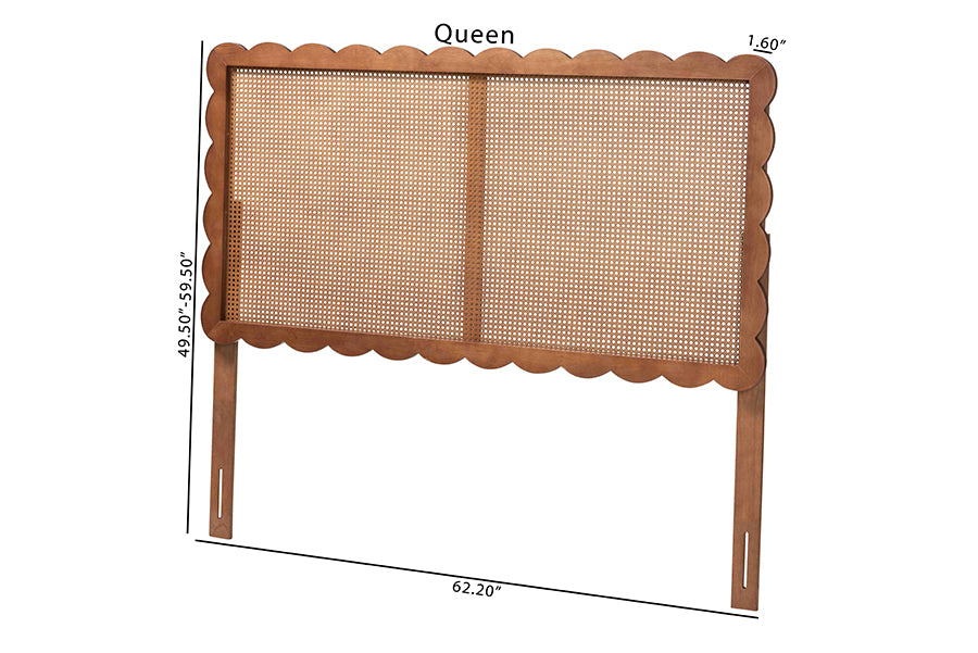 Orianthe Queen Scalloped Headboard FredCo