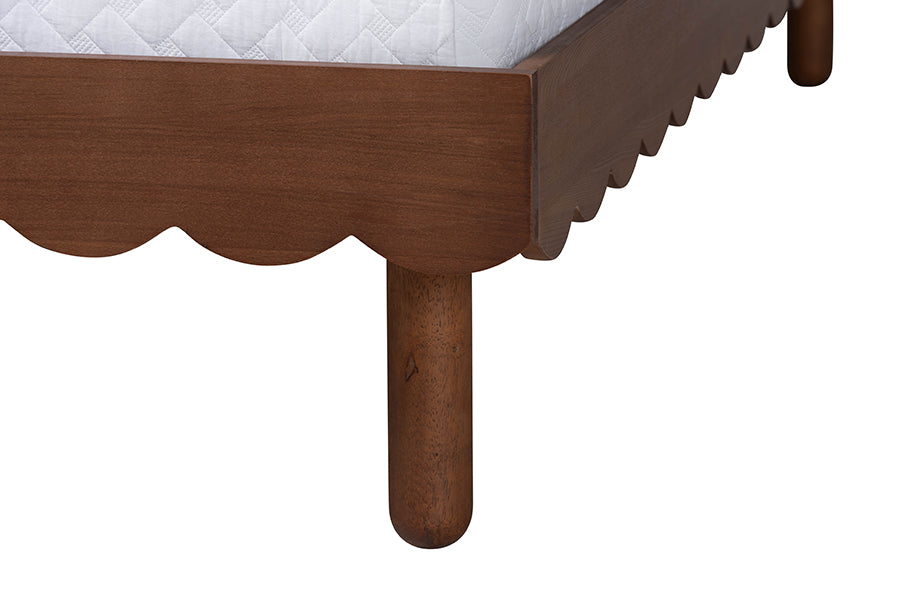 Orianthe Scalloped Queen Bed Frame FredCo