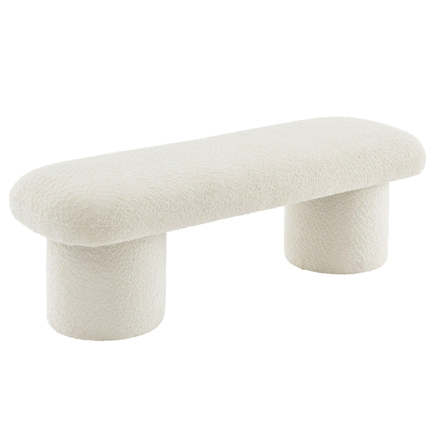 Orla Chenille Upholstered Bench by Modway FredCo
