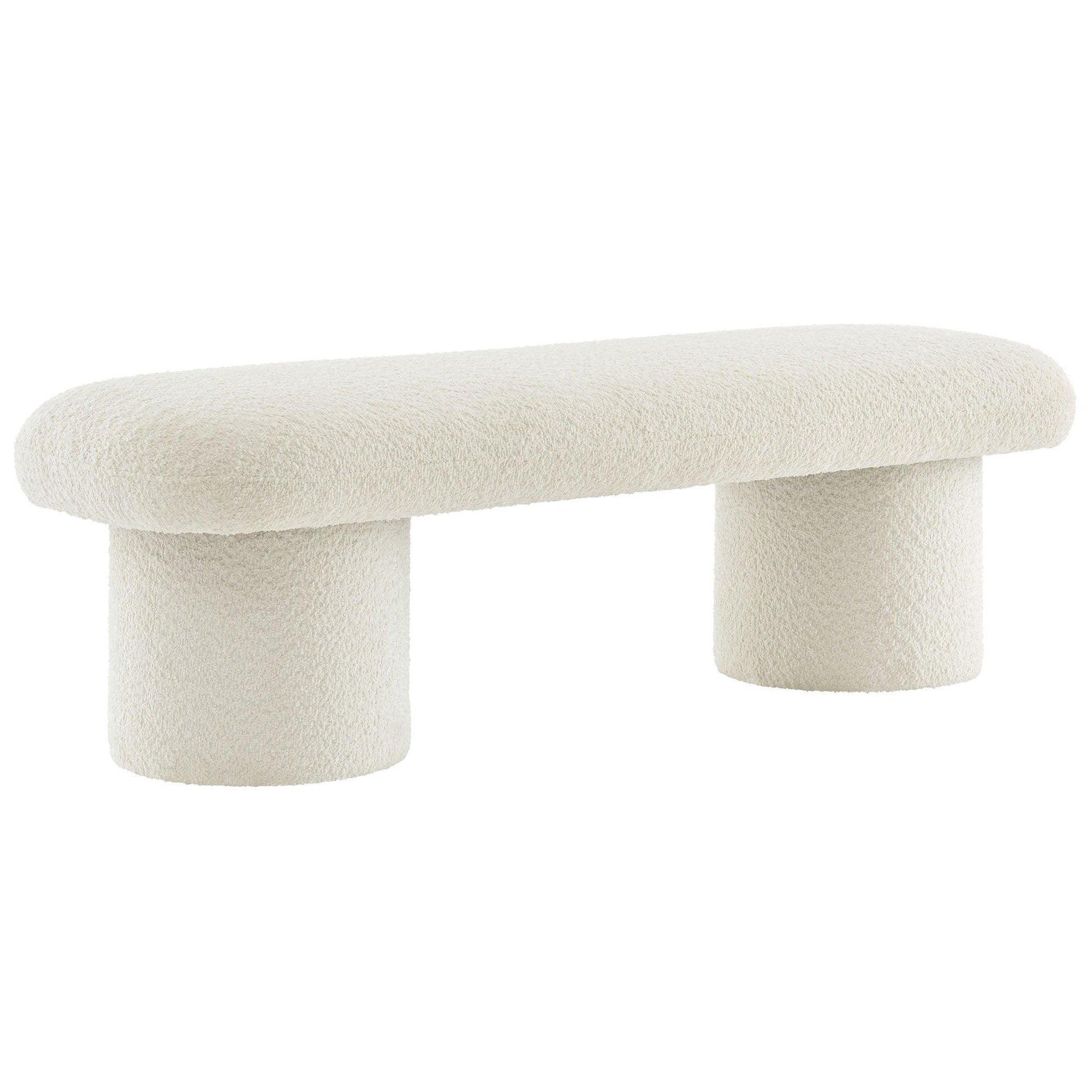 Orla Chenille Upholstered Bench by Modway FredCo