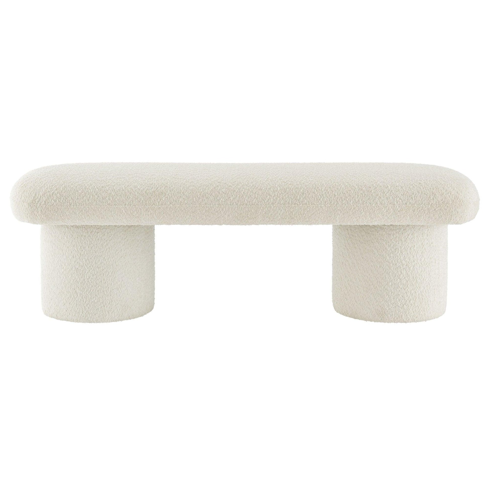 Orla Chenille Upholstered Bench by Modway FredCo