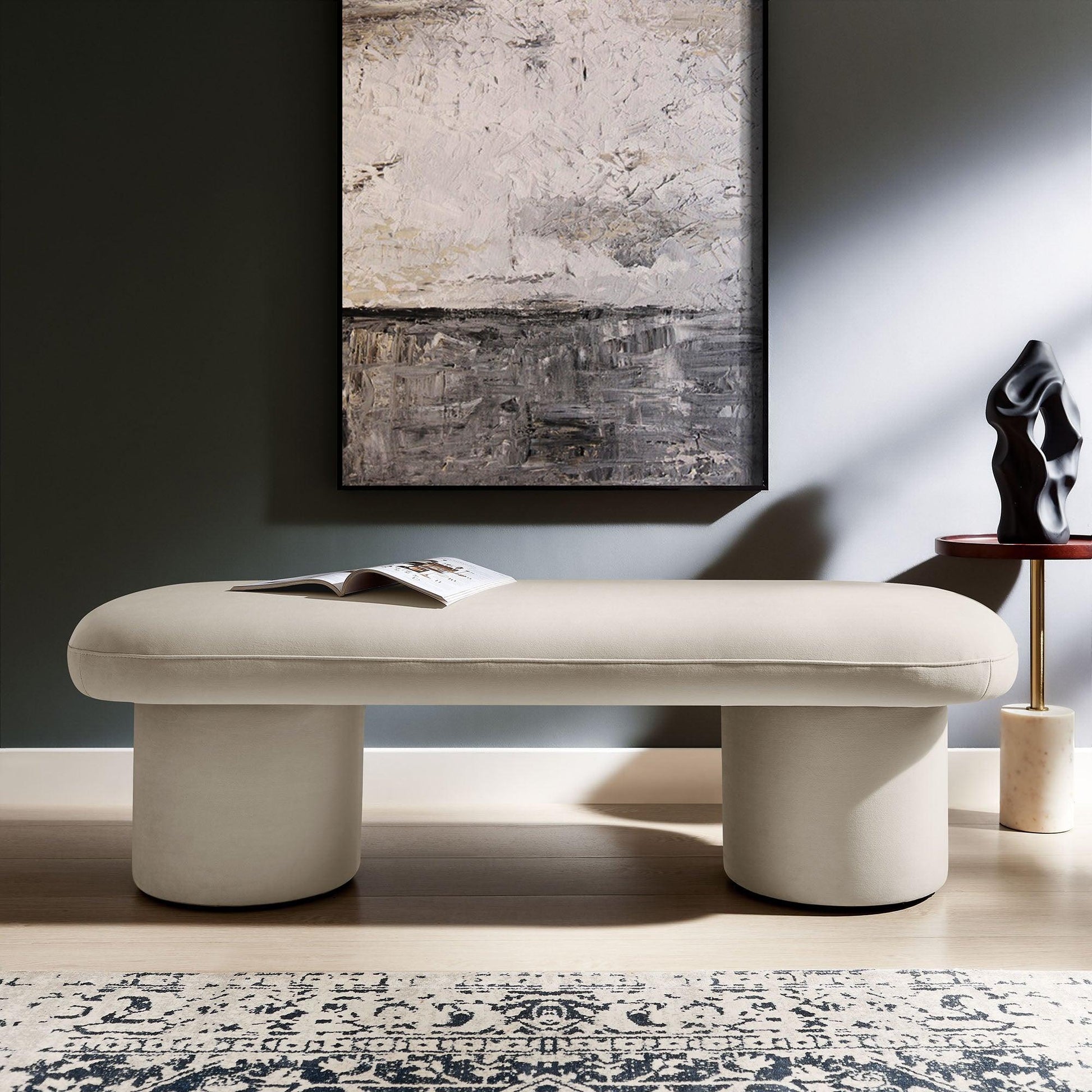 Orla Performance Velvet Bench by Modway FredCo
