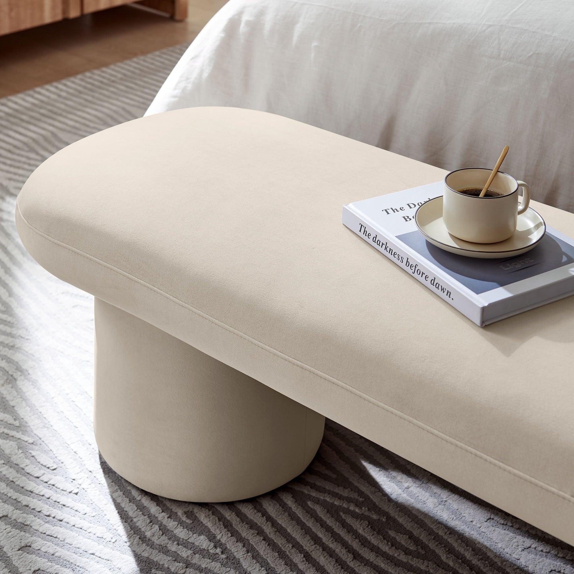 Orla Performance Velvet Bench by Modway FredCo
