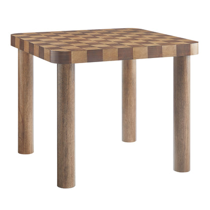 Oscar 36 Inch Square Checkered Dining Table by Modway EEI-7351 FredCo