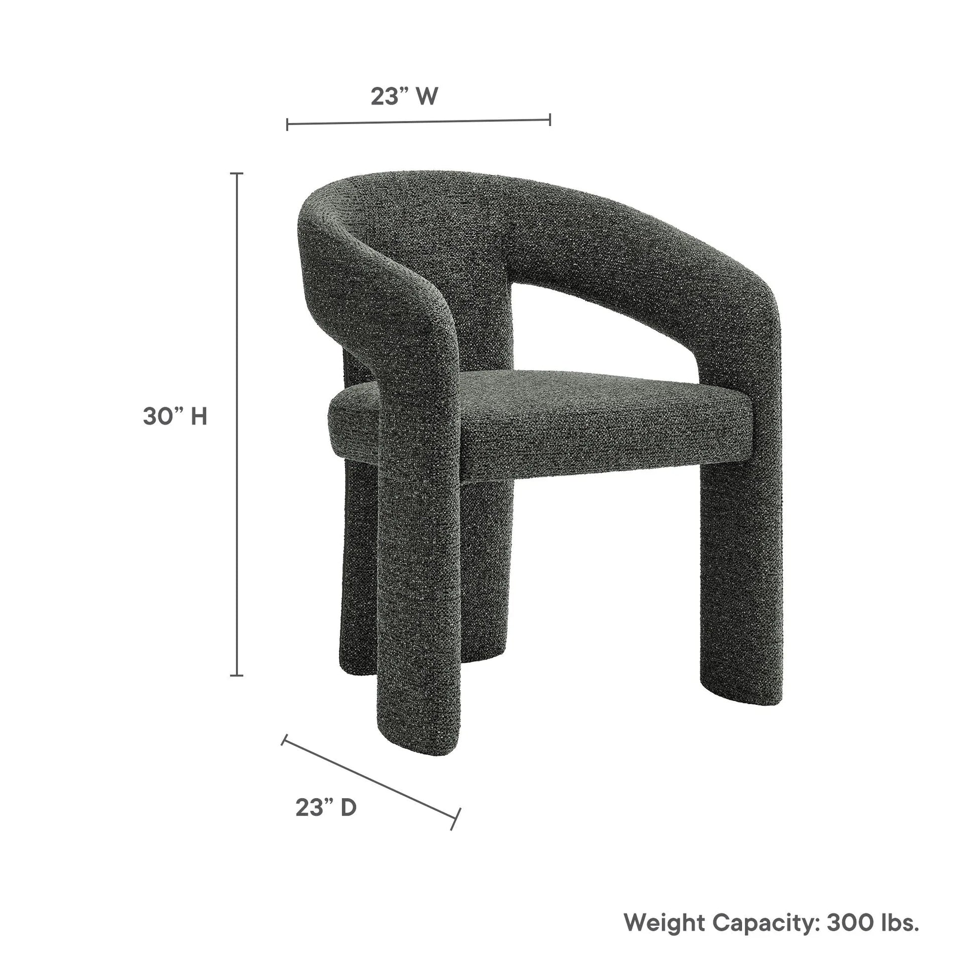 Oslo Barrel Fabric Upholstered Dining Accent Chair by Modway EEI-7224 FredCo