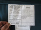 Furniture law label with material and safety information, made for Noble House Home Furnishings