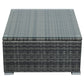 Outdoor Sofa Seating Group with Rattan Storage Box FredCo