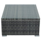 Outdoor Sofa Seating Group with Rattan Storage Box FredCo