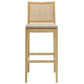 Ovard Wood and Rattan Bar Stool by Modway EEI-7289 FredCo