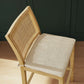 Ovard Wood and Rattan Bar Stool by Modway EEI-7289 FredCo