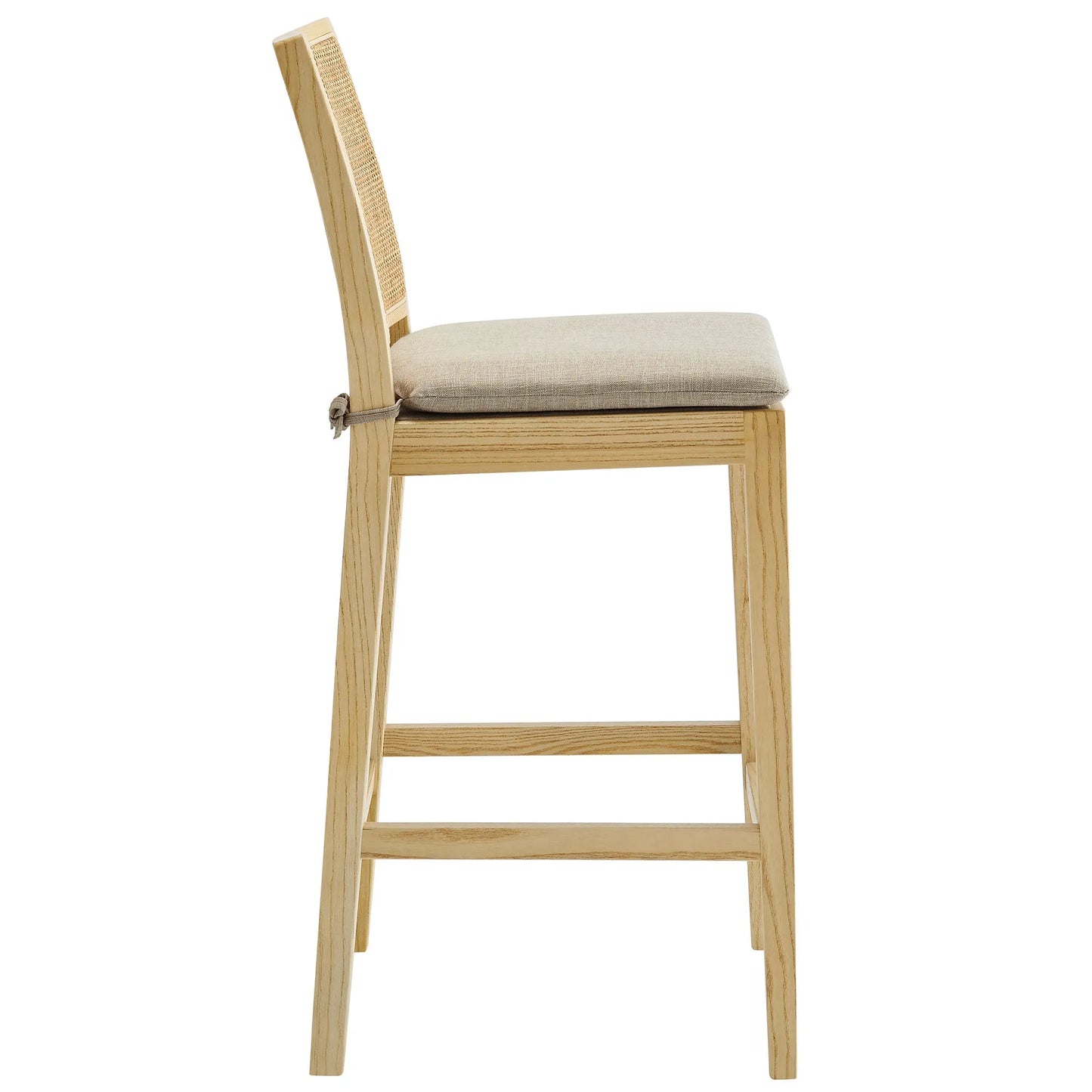 Ovard Wood and Rattan Counter Stool by Modway EEI-7290 FredCo