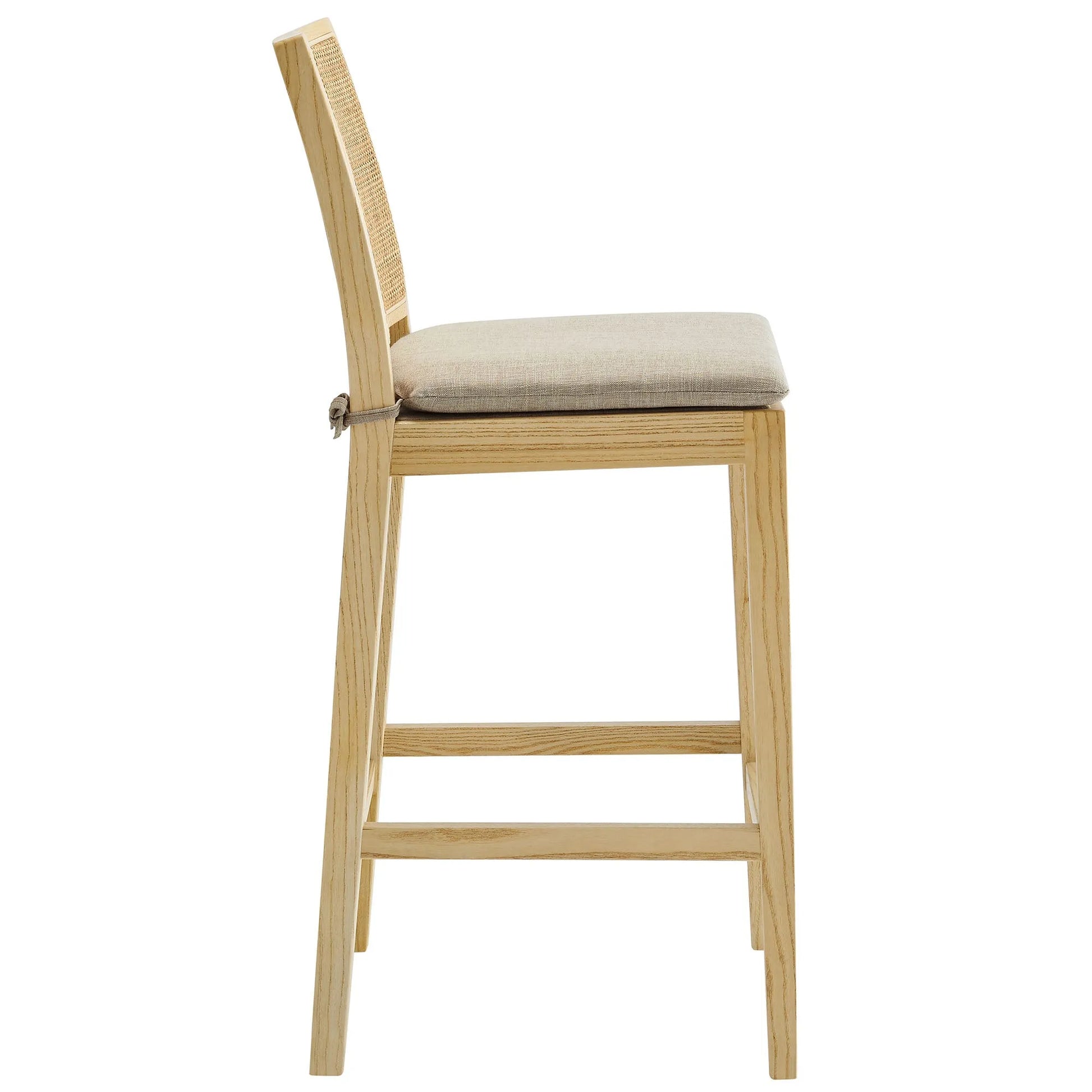 Ovard Wood and Rattan Counter Stool by Modway EEI-7290 FredCo