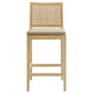 Ovard Wood and Rattan Counter Stool by Modway EEI-7290 FredCo