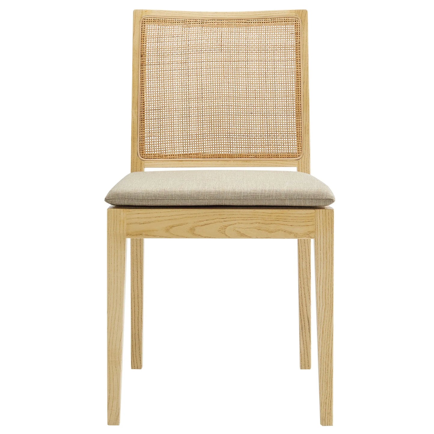 Ovard Wood and Rattan Dining Chair by Modway EEI-7288 FredCo