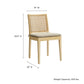 Ovard Wood and Rattan Dining Chair by Modway EEI-7288 FredCo