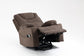 Oversized Lift Recliner Chair with Dual OKIN Silent Lift Motor, Multi-Function Massage, Heating, and Cup Holders, Coffee FredCo