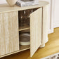Overture 63” Oval Faux Travertine Sideboard by Modway FredCo