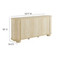 Overture 63” Oval Faux Travertine Sideboard by Modway FredCo