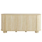 Overture 63” Oval Faux Travertine Sideboard by Modway FredCo