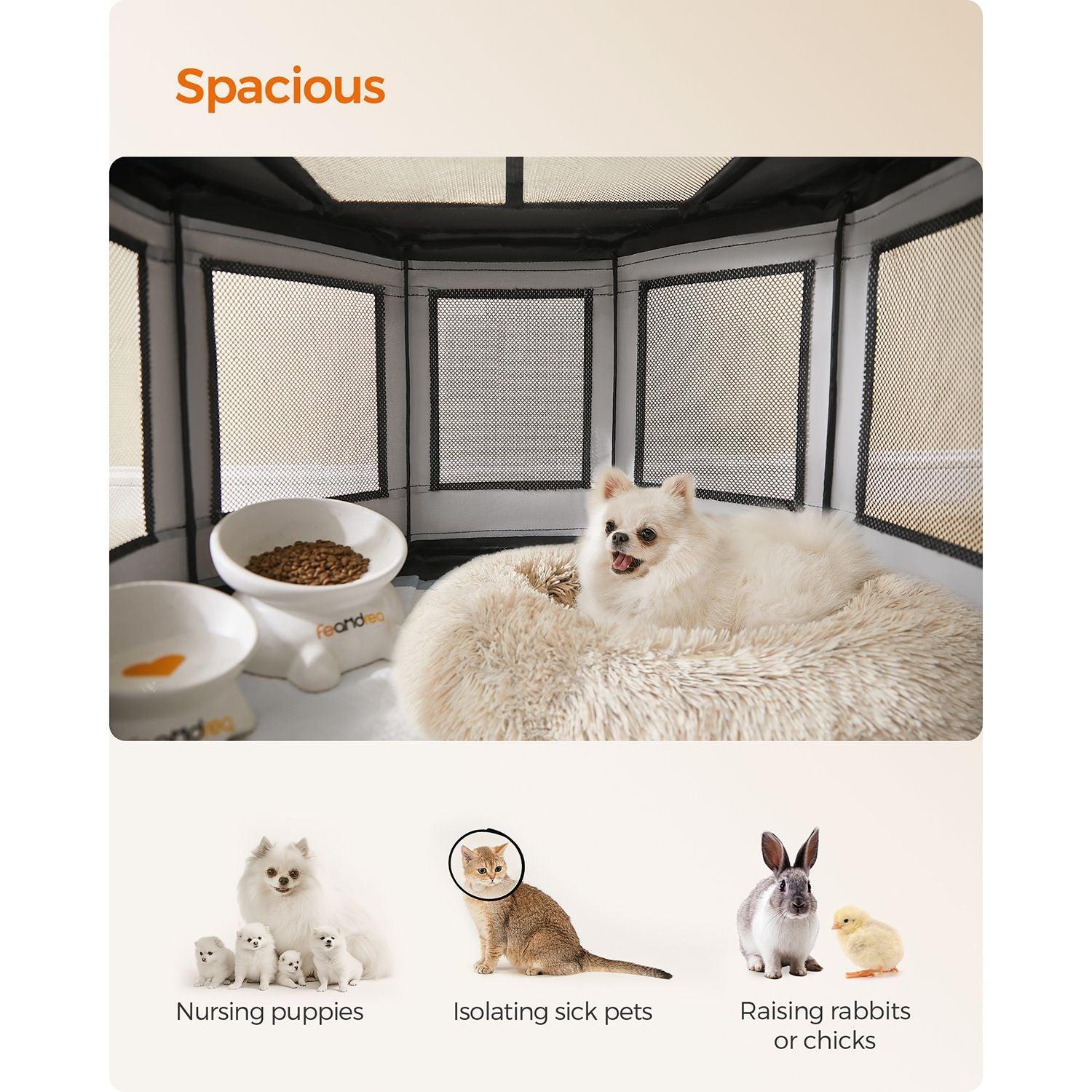Oxford Fabric Dog Fence 28.9 x 28.9 x 16.9 Inches FredCo