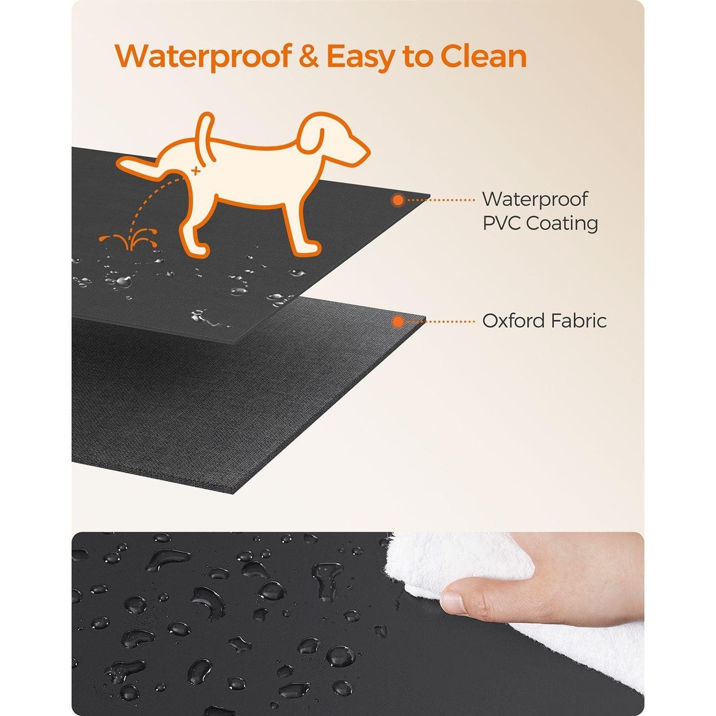 Oxford Fabric Dog Fence 28.9 x 28.9 x 16.9 Inches FredCo