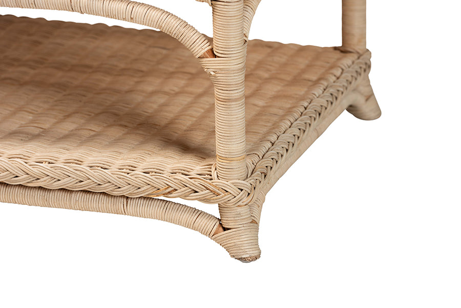 Oxford Natural Rattan Coffee Table FredCo