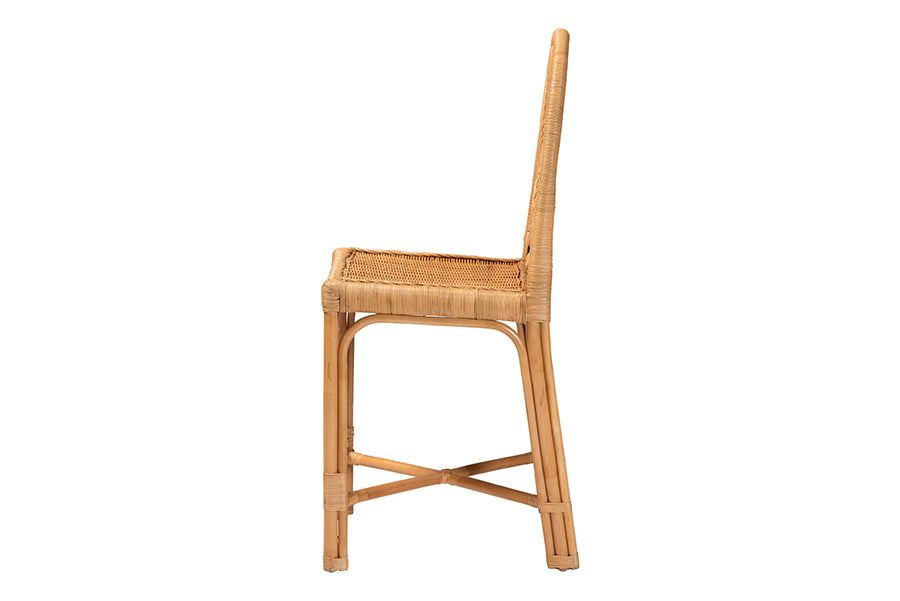 Oxford Natural Rattan Counter Stool FredCo