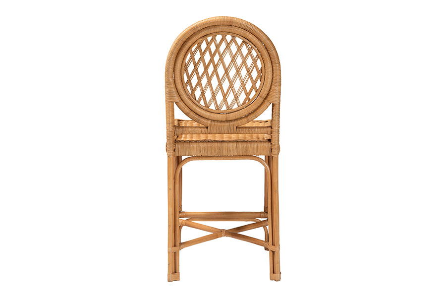 Oxford Natural Rattan Counter Stool FredCo