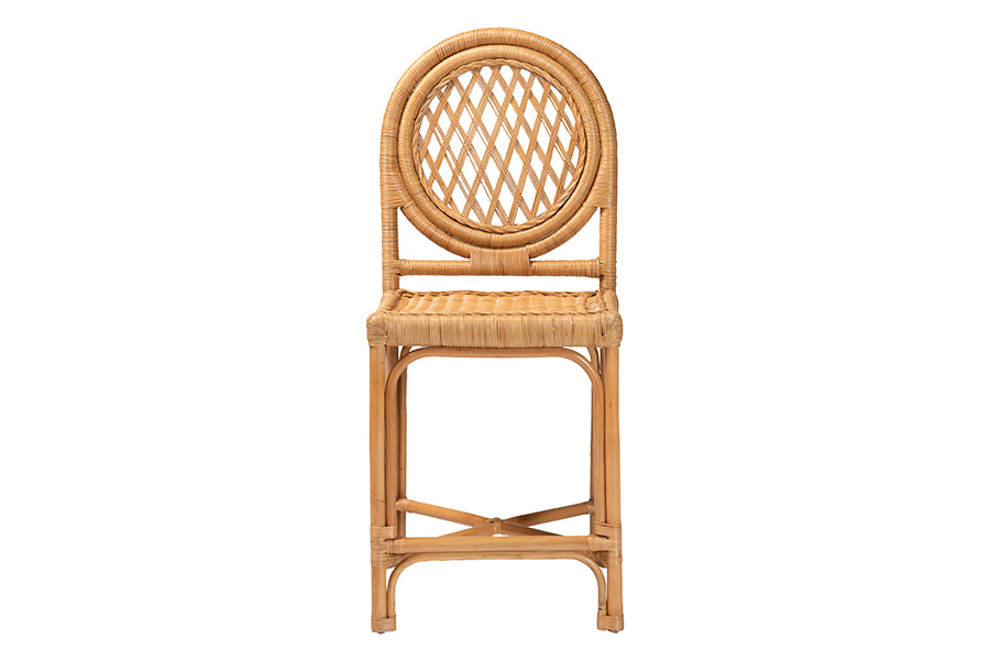 Oxford Natural Rattan Counter Stool FredCo