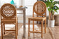 Oxford Natural Rattan Counter Stool FredCo