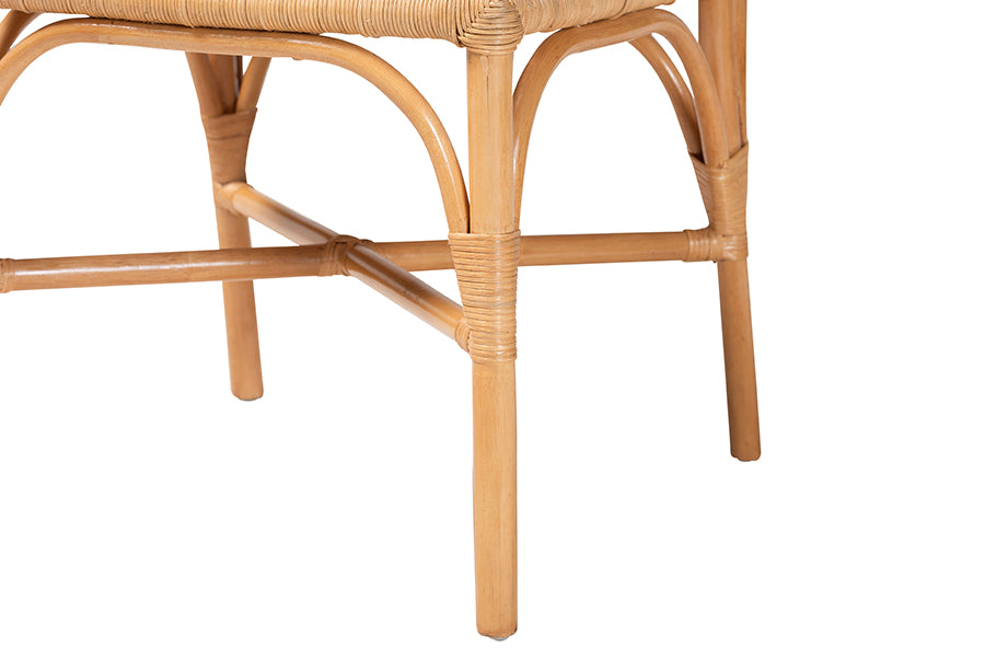 Oxford Natural Rattan Dining Chair FredCo