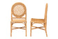 Oxford Natural Rattan Dining Chair FredCo