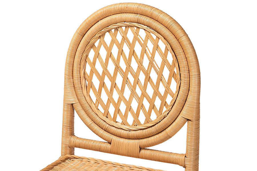 Oxford Natural Rattan Dining Chair FredCo