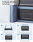 Pack of 2 Storage Bins 44L Blue and Gray FredCo