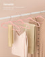 Pack of 50 Non-Slip Coat Hangers with360° Swivel Hook FredCo