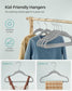 Pack of 50 Velvet Baby Hangers Dove Gray FredCo