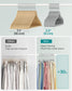 Pack of 50 Velvet Baby Hangers Dove Gray FredCo