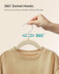 Pack of 50 Velvet Baby Hangers Sand Beige FredCo