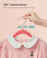 Pack of 50 Velvet Baby Hangers Strawberry Red FredCo