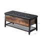 Padded Seat Storage Bench FredCo