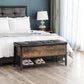 Padded Seat Storage Bench FredCo
